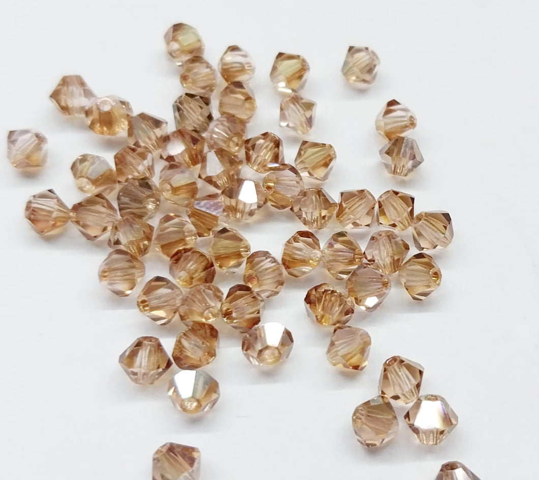 Bead Swarovski Crystals | 4mm | C3 SAT #030 | 25u | Beige