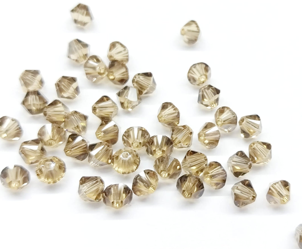 Bead Swarovski Crystals | 4mm | C4 SAT #033 | 25u | Cafe - beige