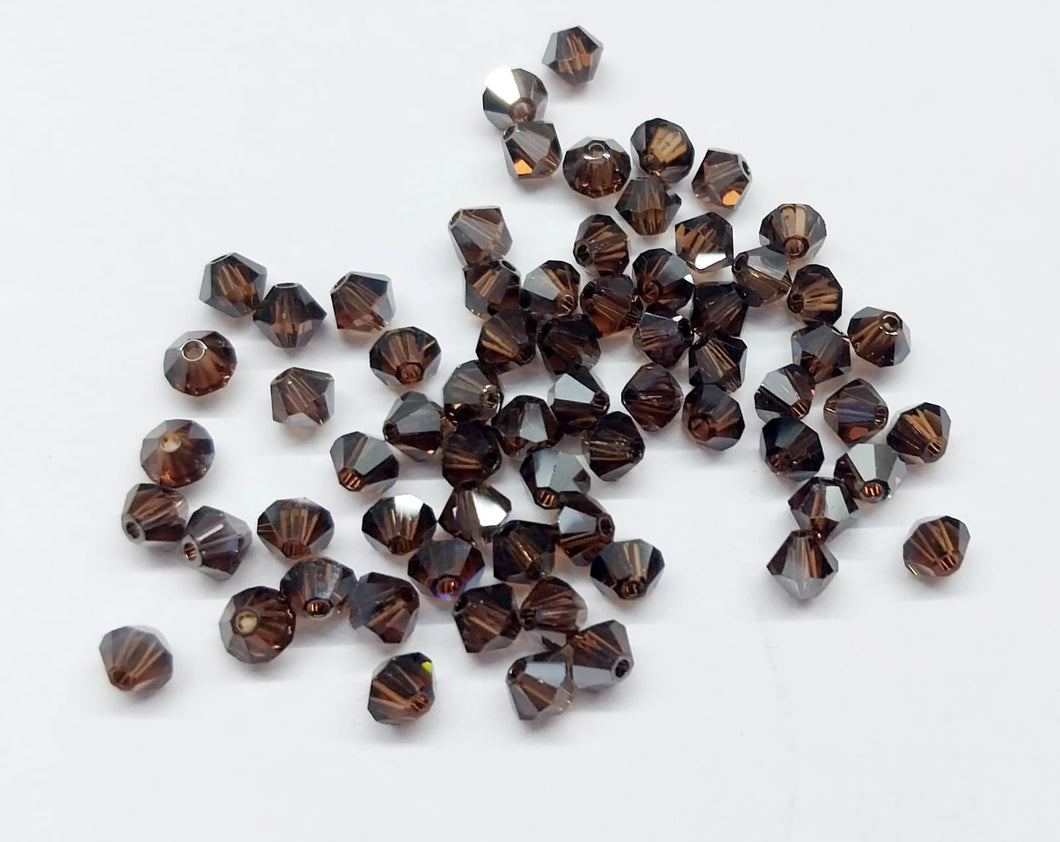 Bead Swarovski Crystals | 4mm | C2 SAT #013 | 25u | Cafe Oscuro