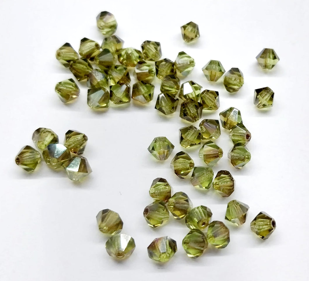 Bead Swarovski Crystals | 4mm | C4 SAT #032 | 25u | Verde