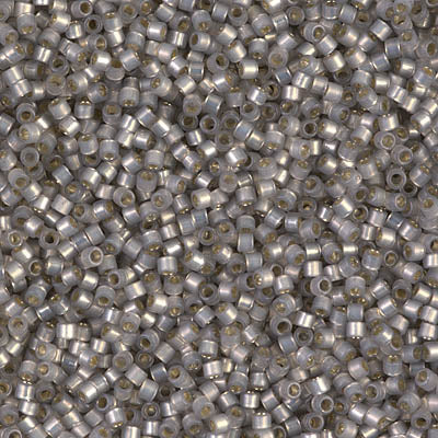 Miyuki Delica Beads 11/0 | 631DB | Silverline Smoke Opal Gris B | c7