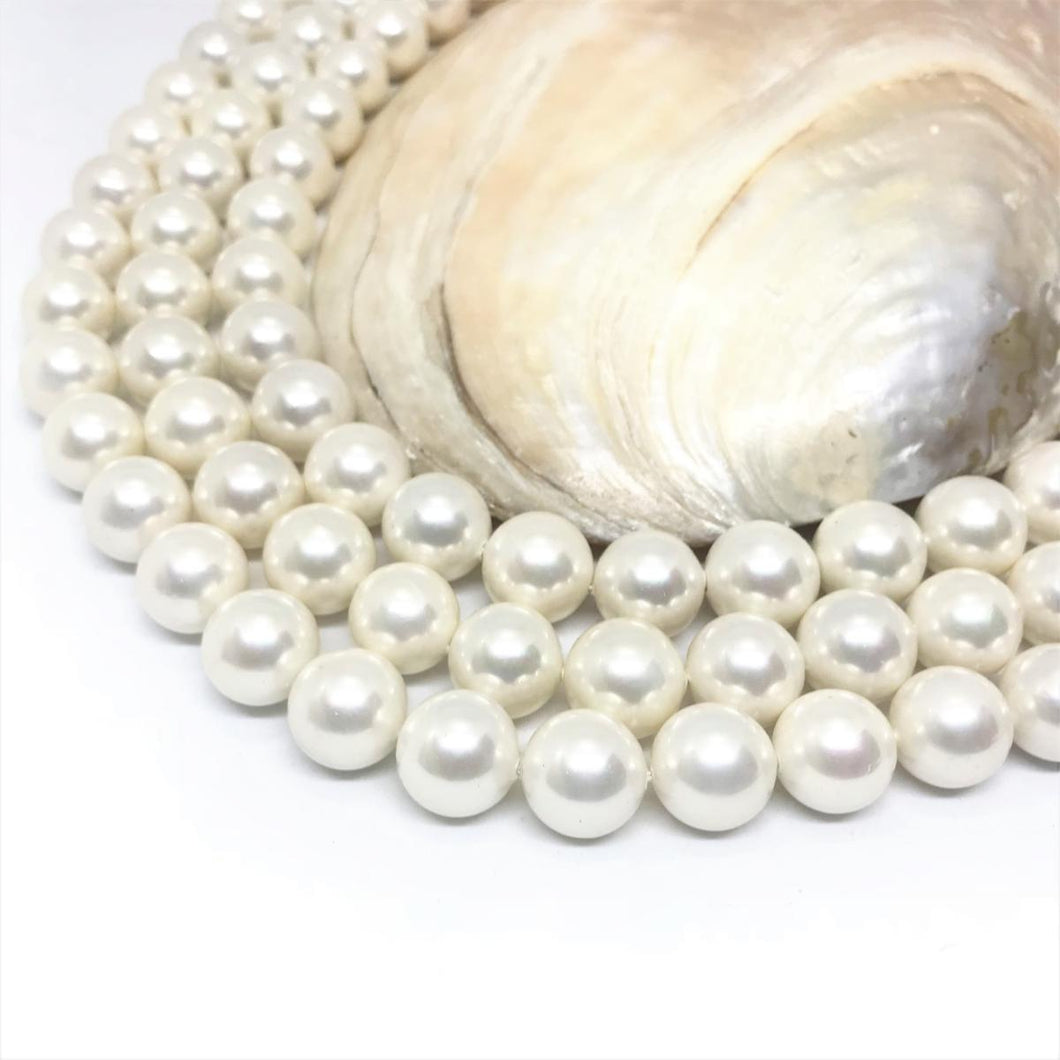 PERLA SHELL | 12MM | BLANCO