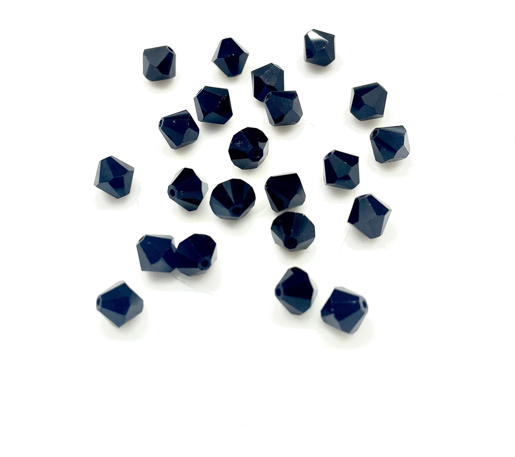 Bead Swarovski Crystals | 6mm | ST-02 #280 | Negro