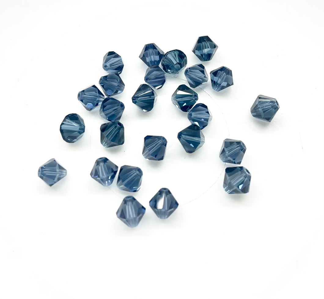 Bead Swarovski Crystals | 6mm | ST-02 #207 | Azul Marino