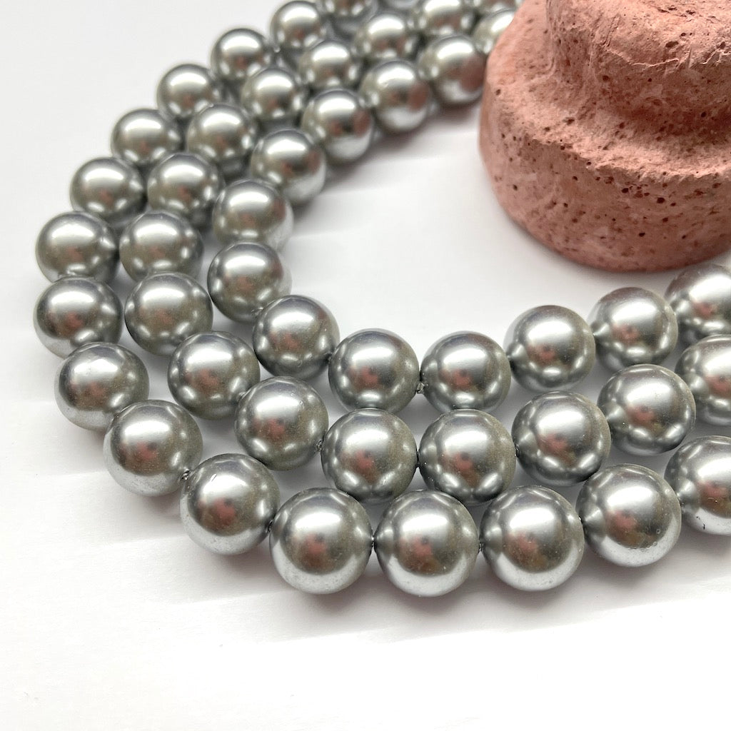 PERLA SHELL | 12MM | GRIS