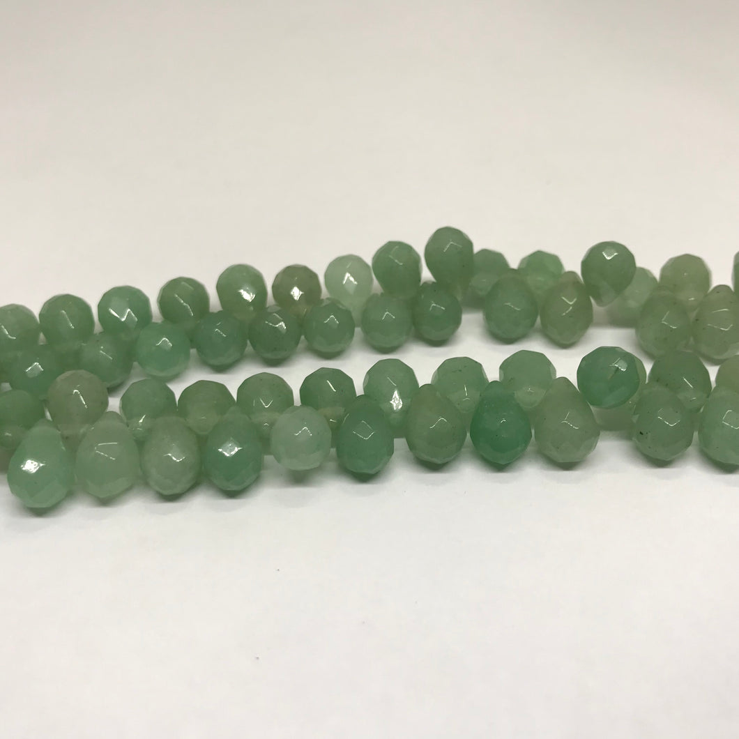 GOTA FACETADA | 8X13MM | JADE