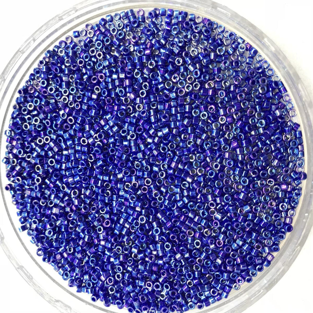 Miyuki Delica Beads 11/0 | 165DB | Rainbow Azul | c1