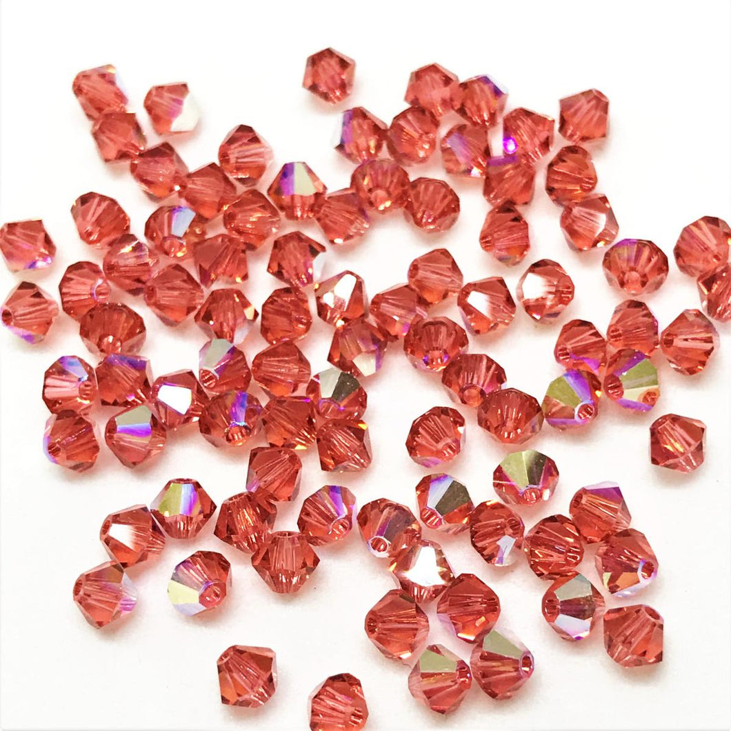 Bead Swarovski Crystals | 4mm | C6 SmT #542 | 25u | Padparadscha