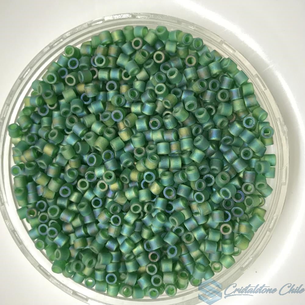 Miyuki Delica Beads 8/0 | 858DB | Verde matizado | c9