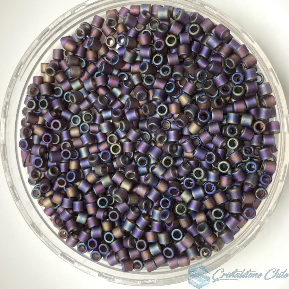 Miyuki Delica Beads 8/0 | 869DB | Morado Matizado | c10