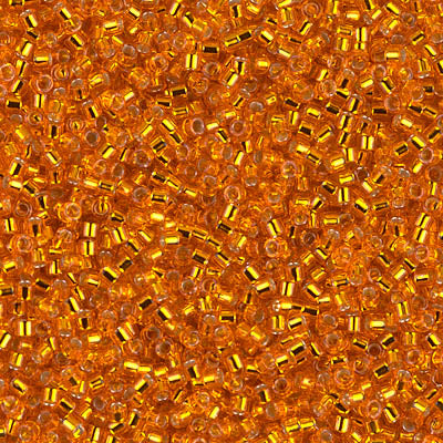 Miyuki Delica Beads 11/0 | 45DB | Silverline Naranja | c5