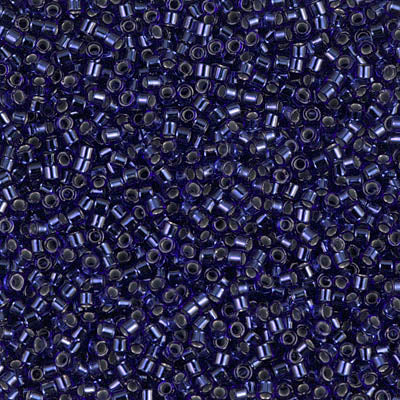 Miyuki Delica Beads 11/0 | 183DB | Silverline azul marino | c6