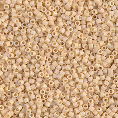 Miyuki Delica Beads 11/0 | 1591DB | Matte Beige | c8