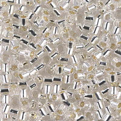 Miyuki Delica Beads 8/0 | 41DB | Silverline Transparente | c14