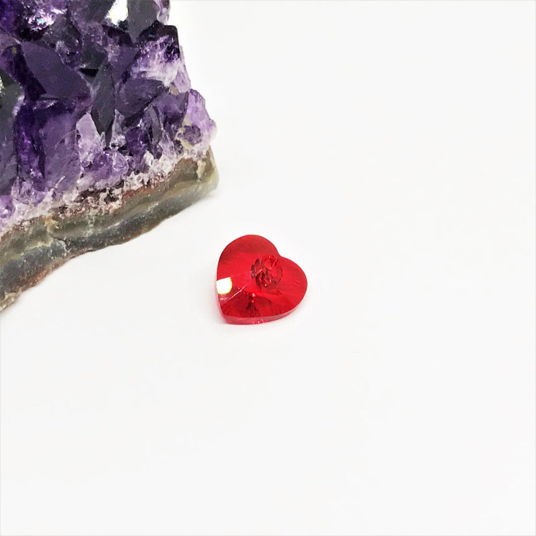 Swarovski Elements Corazón | 10mm | Rojo (ST)