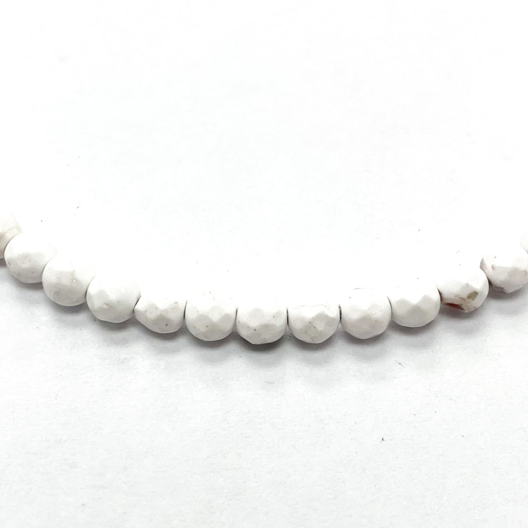 AGATA FACETADA | 4MM | MATTE BLANCO (13-10C)