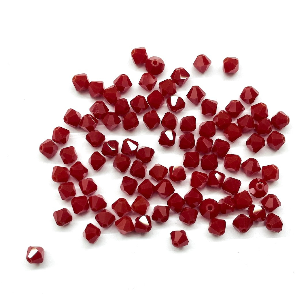 Bead Swarovski Crystals | 4mm | C7 ST #396 | 25u | Rojo opa