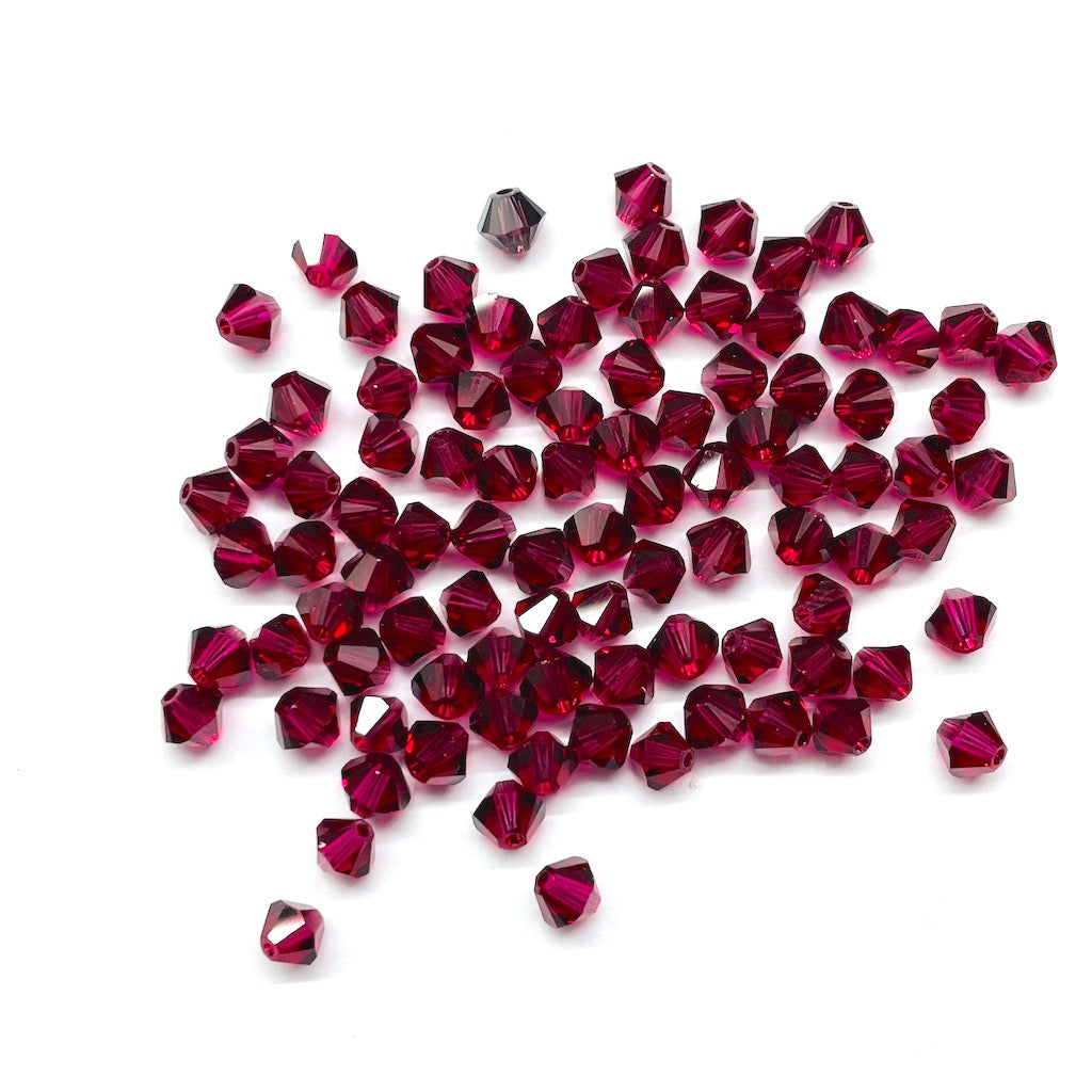 Bead Swarovski Crystals | 4mm | C7 ST #501 | 25u | Fucsia