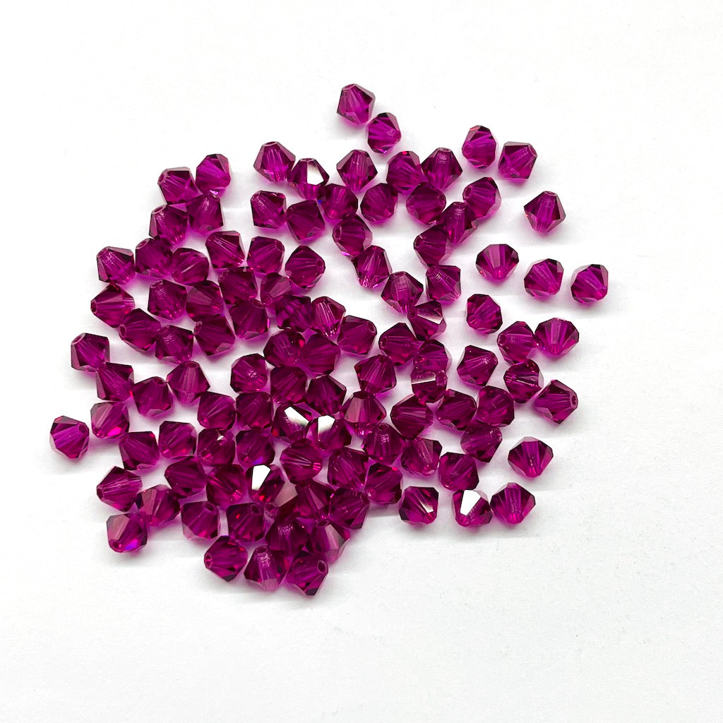 Bead Swarovski Crystals | 4mm | C7 ST #502 | 25u | Fucsia