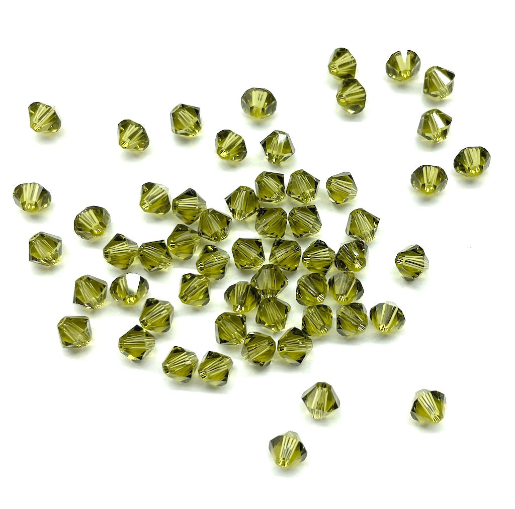 Bead Swarovski Crystals | 4mm | C7 ST #550 | 25u | verde oliva