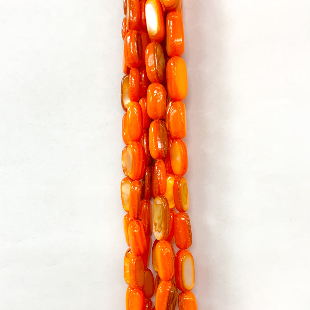 OVALADO DE NACAR | 12X6MM | NARANJA (9-16W)