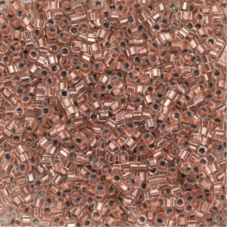 Miyuki Delica Beads 11/0 | 37CDB | Copperlined crystal