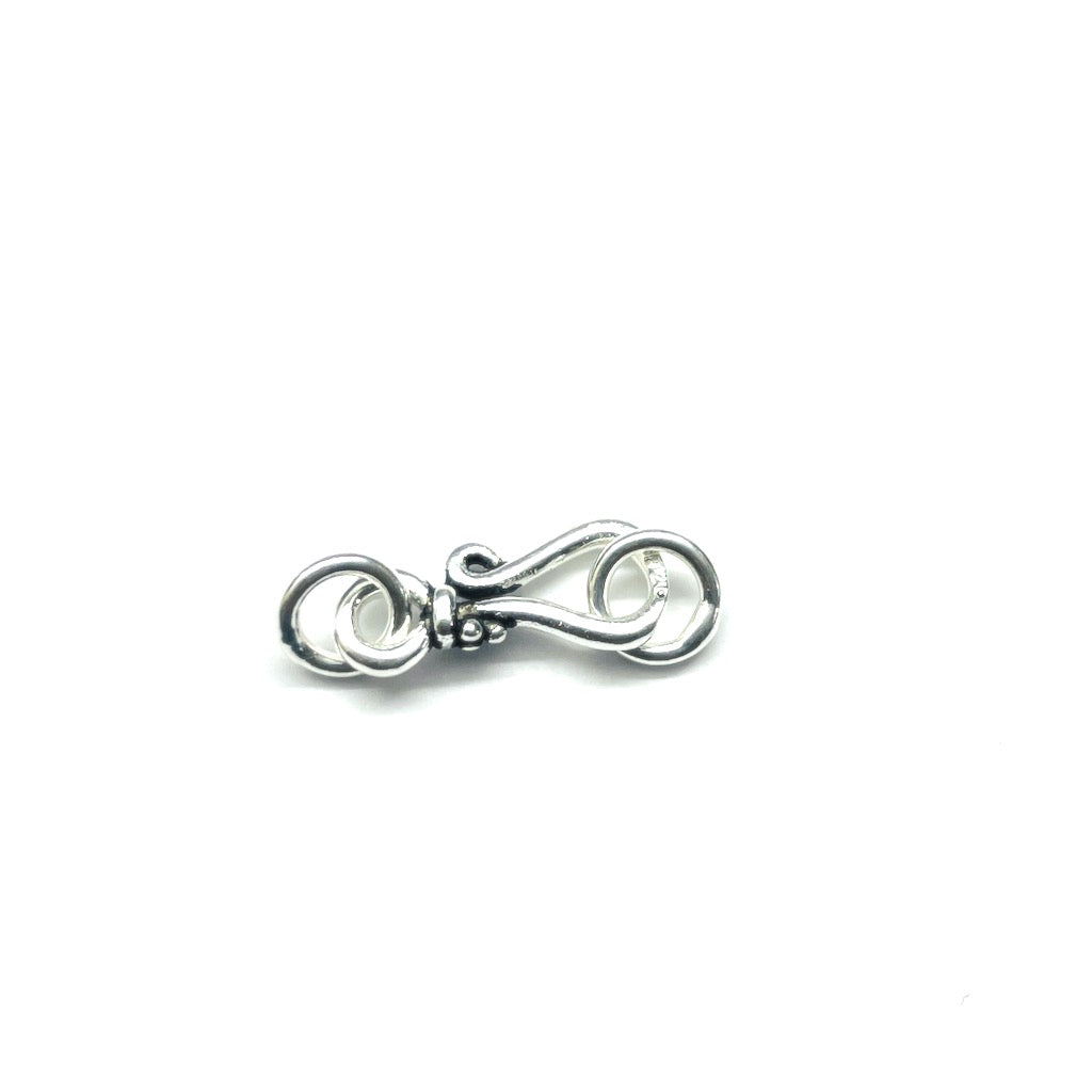 BROCHE TIPO GARFIO PLATA 925 | 15MM (P5-50)