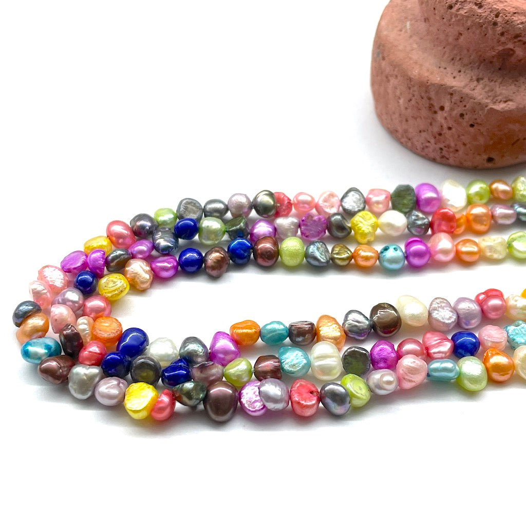 PERLA IRREGULAR MULTICOLOR CHICO | 7MM