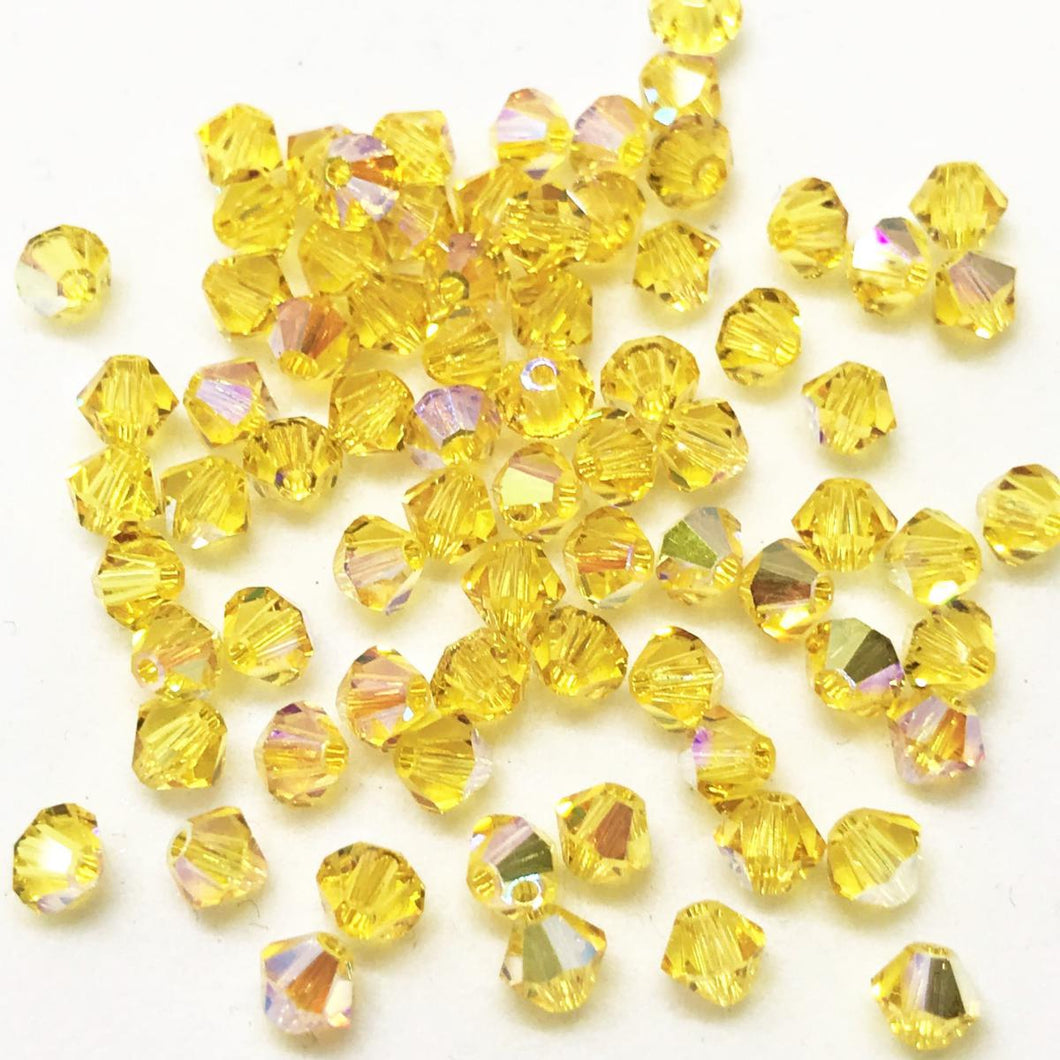 Bead Swarovski Crystals | 4mm | C4 ST #249 | 25u | Amarillo